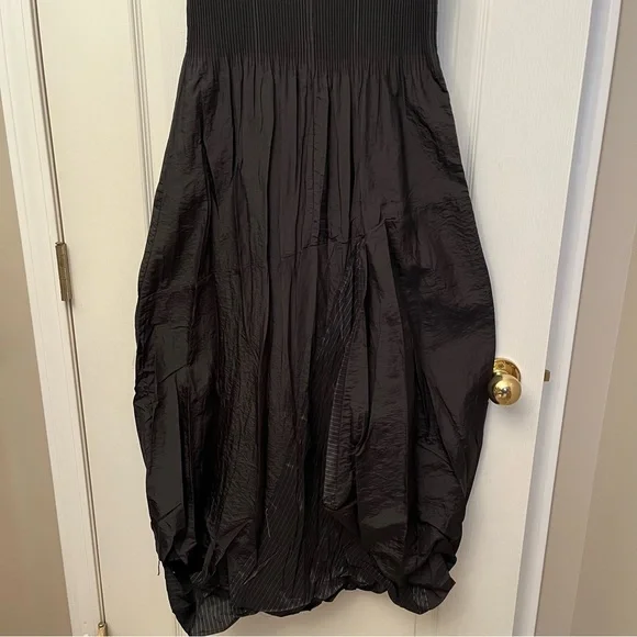 Deca De Vous a Nous Black Sleeveless Long Dress Couture France Size T2 = 8 - Picture 7 of 16
